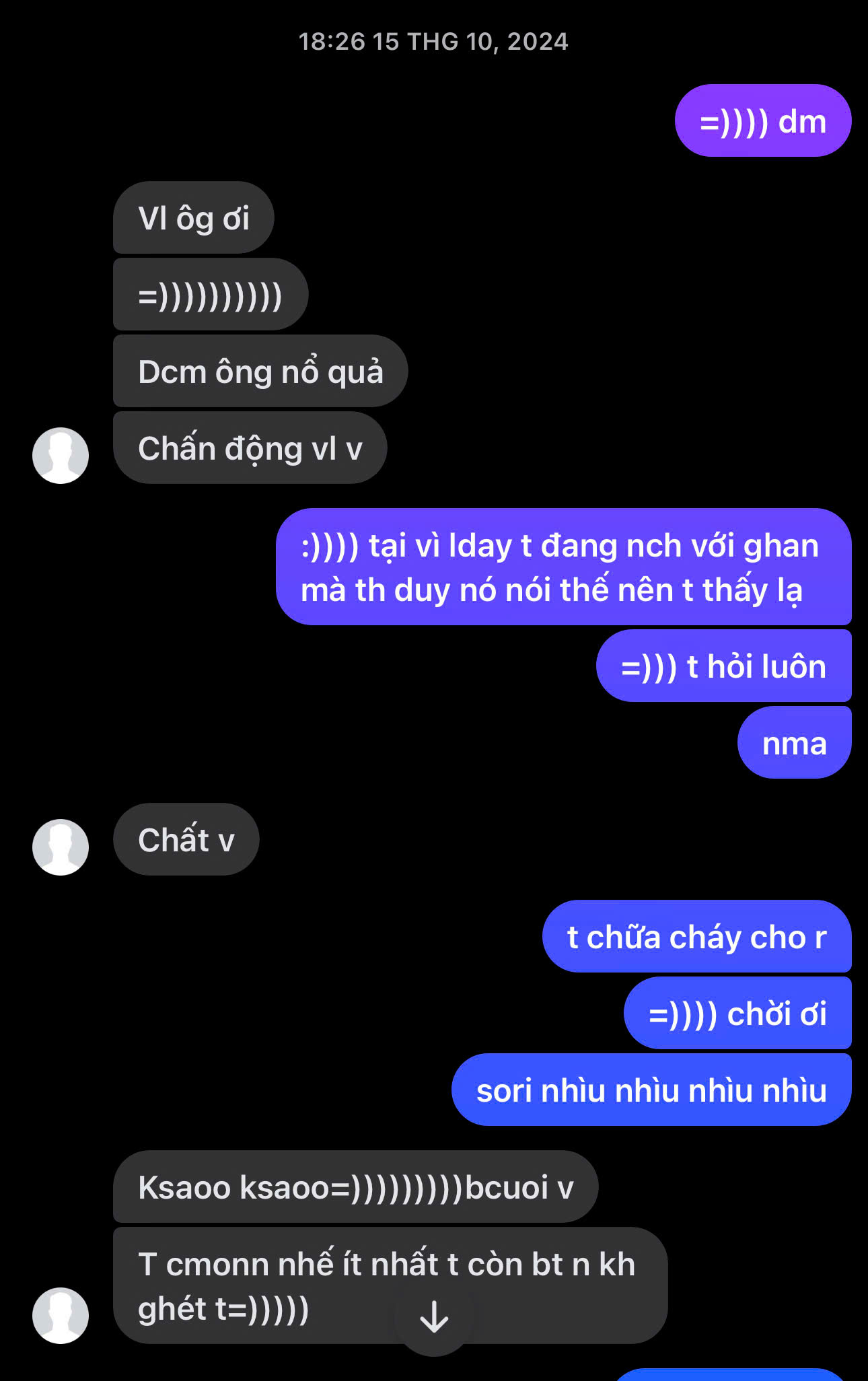 Cuộc trò chuyện đầu tiên của bọn mình